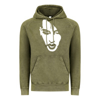 Vintage Olive marilyn manson face Vintage Hoodie - artisFamous