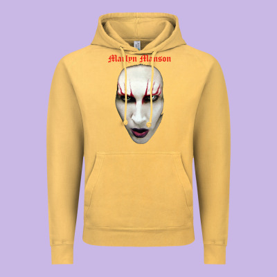 Marilyn Manson Vintage Hoodie Designed By Artisfamous