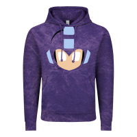 Cloud Purple mega man retro video game face Vintage Hoodie - artisFamous