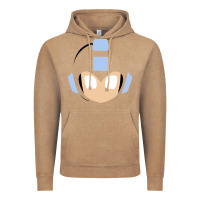 Vintage Coffee mega man retro video game face Vintage Hoodie - artisFamous