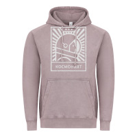 Vintage Zinc cosmonaut – retro soviet space race Vintage Hoodie - artisFamous