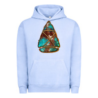 Pigment Grape Ice turquoise cowhide arrowhead Urban Hoodie - Jasminsmagicworld