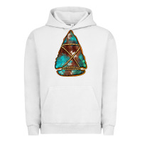 Pigment Lunar Rock turquoise cowhide arrowhead Urban Hoodie - Jasminsmagicworld