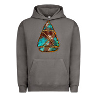 Pigment Tornado turquoise cowhide arrowhead Urban Hoodie - Jasminsmagicworld