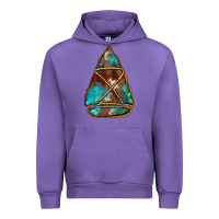 Tulip turquoise cowhide arrowhead Urban Hoodie - Jasminsmagicworld