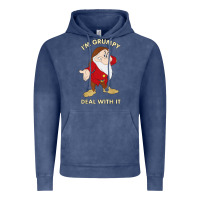 Vintage Denim santa grumpy Vintage Hoodie - artisFamous