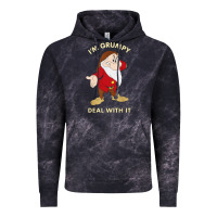 Cloud Black santa grumpy Vintage Hoodie - artisFamous