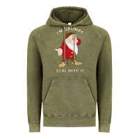 Santa Grumpy Vintage Hoodie | Teevron