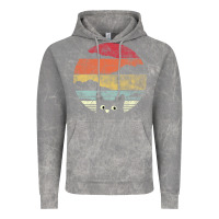 Cloud Rock cat retro vintage style Vintage Hoodie - artisFamous