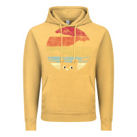 Vintage Mustard cat retro vintage style Vintage Hoodie - artisFamous