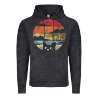 Vintage Black cat retro vintage style Vintage Hoodie - artisFamous