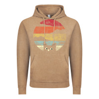 Vintage Coffee cat retro vintage style Vintage Hoodie - artisFamous