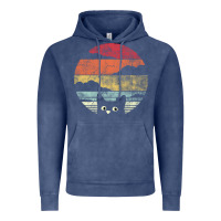 Vintage Denim cat retro vintage style Vintage Hoodie - artisFamous