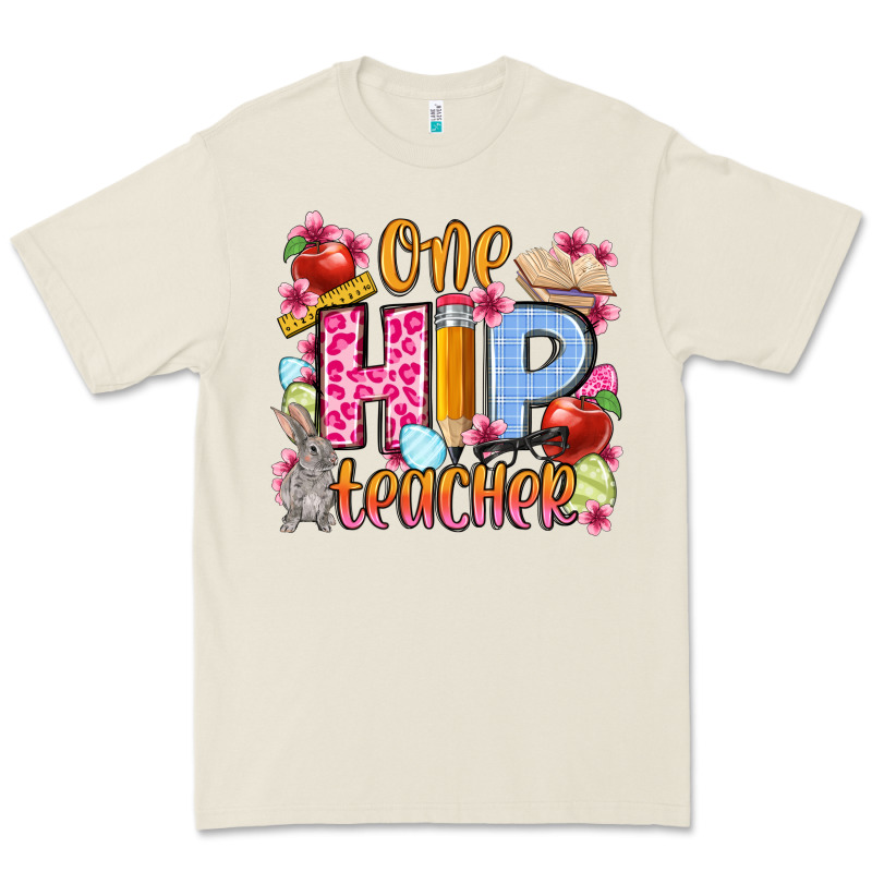 Easter Day One Hip Teacher Premium Tee by OliviaCreatesArt | Teevron