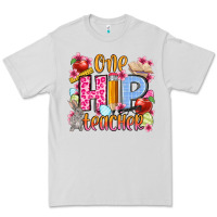 Dove Grey Easter Day One hip Teacher Premium Tee - OliviaCreatesArt