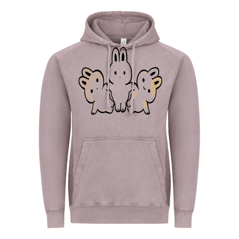 Bunnys Vintage Hoodie by artisFamous | Teevron
