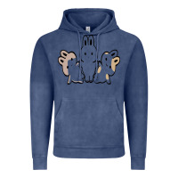 Vintage Denim bunnys Vintage Hoodie - artisFamous