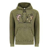 Vintage Olive bunnys Vintage Hoodie - artisFamous