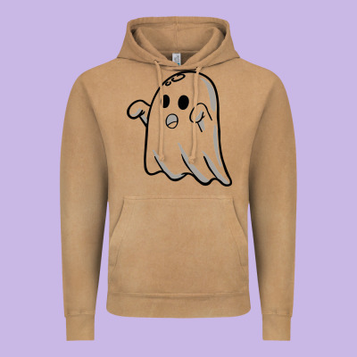 Ghost Vintage Hoodie Designed By Artisfamous