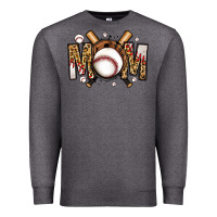 Charcoal Heather baseball mom Premium Sweatshirt - Jasminsmagicworld