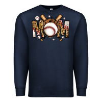 Navy baseball mom Premium Sweatshirt - Jasminsmagicworld