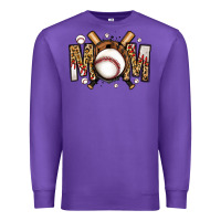 Purple baseball mom Premium Sweatshirt - Jasminsmagicworld