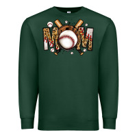 Sports Green baseball mom Premium Sweatshirt - Jasminsmagicworld