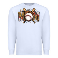 White baseball mom Premium Sweatshirt - Jasminsmagicworld