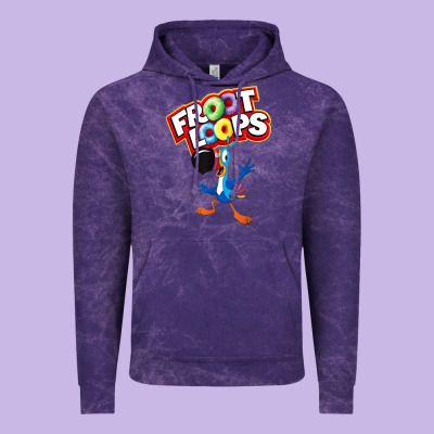 Froot Loops Toucan Sam Vintage Hoodie Designed By Artisfamous