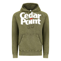 Vintage Olive cedar point Vintage Hoodie - artisFamous