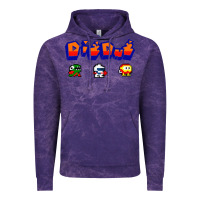 Cloud Purple dig dug Vintage Hoodie - artisFamous