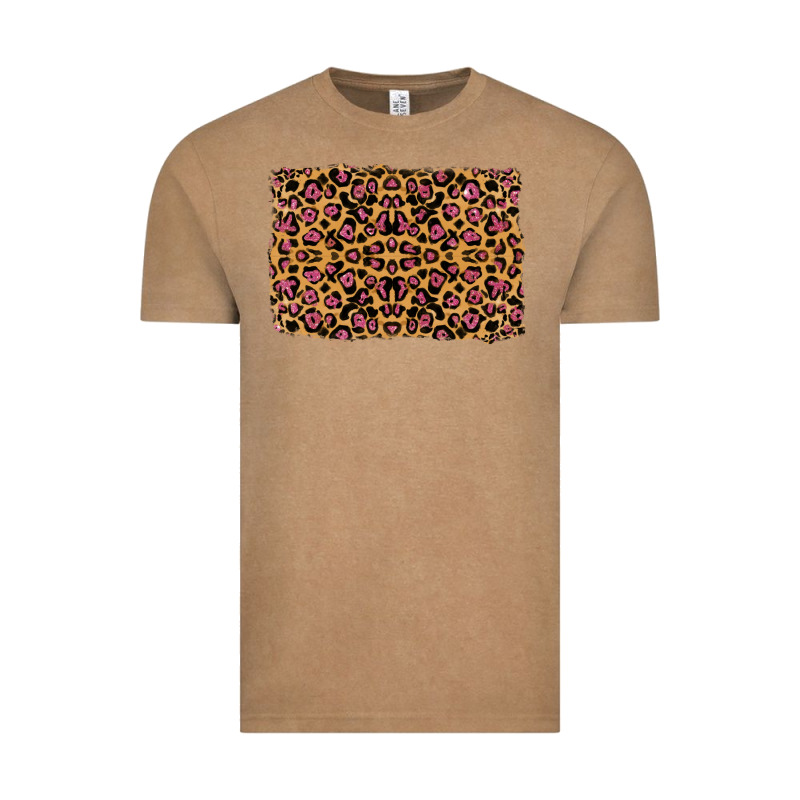 Leopard Glitter Background Vintage Tee by RanaPortraitStore | Teevron