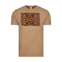 Vintage Coffee leopard glitter background Vintage Tee - RanaPortraitStore