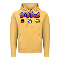 Vintage Mustard dig dug Vintage Hoodie - artisFamous