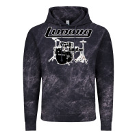 Cloud Black ludwig drum Vintage Hoodie - artisFamous