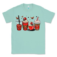 Seafoam ladybug coffee cups Classic Tee - OliviaCreatesArt