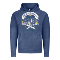 Vintage Denim on your marks get set bake Vintage Hoodie - artisFamous