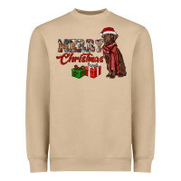 Mushroom merry christmas labrador retriever Heavyweight Sweatshirt - RanaPortraitStore