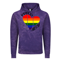 Cloud Purple proud ally lgbt heart gay pride month Vintage Hoodie - artisFamous