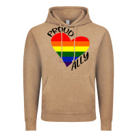 Vintage Coffee proud ally lgbt heart gay pride month Vintage Hoodie - artisFamous