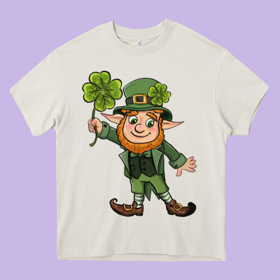 St. Patrick's Day Elf Heavy Core Tee Designed By Cowgirlartshop