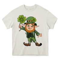 Cream St. Patrick's day elf Heavy Core Tee - CowGirlArtShop