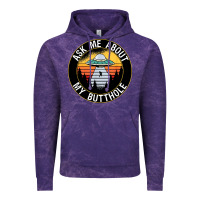 Cloud Purple ask me about my butthole ufo Vintage Hoodie - artisFamous