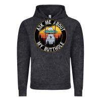 Vintage Black ask me about my butthole ufo Vintage Hoodie - artisFamous