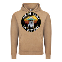 Vintage Coffee ask me about my butthole ufo Vintage Hoodie - artisFamous