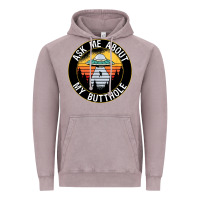 Vintage Zinc ask me about my butthole ufo Vintage Hoodie - artisFamous