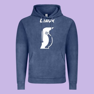 Linux Vintage Hoodie Designed By Artisfamous