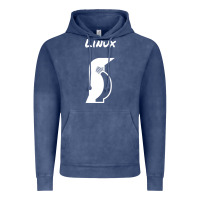 Vintage Denim linux Vintage Hoodie - artisFamous