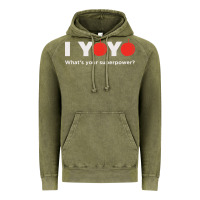 Vintage Olive funny yoyo Vintage Hoodie - artisFamous