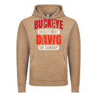 Vintage Coffee buckeye on saturday Vintage Hoodie - artisFamous